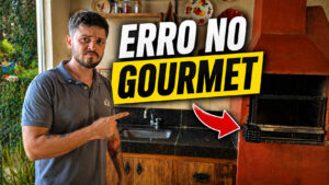 Espaço gourmet com churrasqueira e fogão a lenha erros a evitar