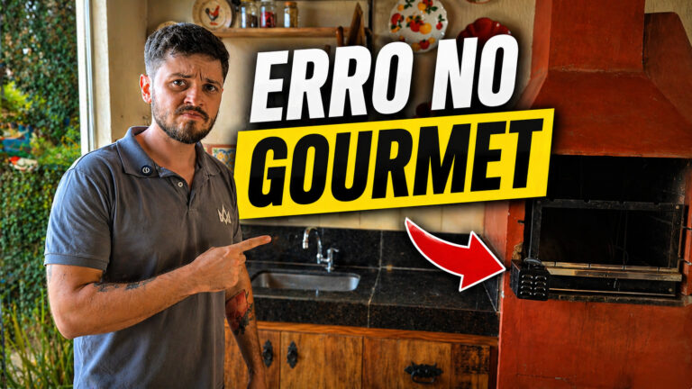 Espaço gourmet com churrasqueira e fogão a lenha erros a evitar