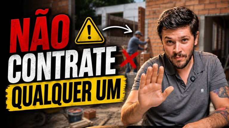 Construindo casa do zero com mão de obra especializada