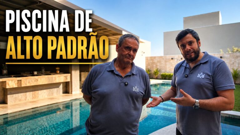 Piscina alto padrão e os detalhes que fazem diferença no resultado final