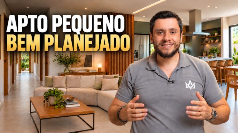 Reforma apto pequeno com dicas para economizar na obra